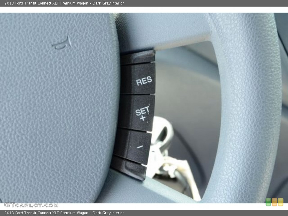 Dark Gray Interior Controls for the 2013 Ford Transit Connect XLT Premium Wagon #82068047
