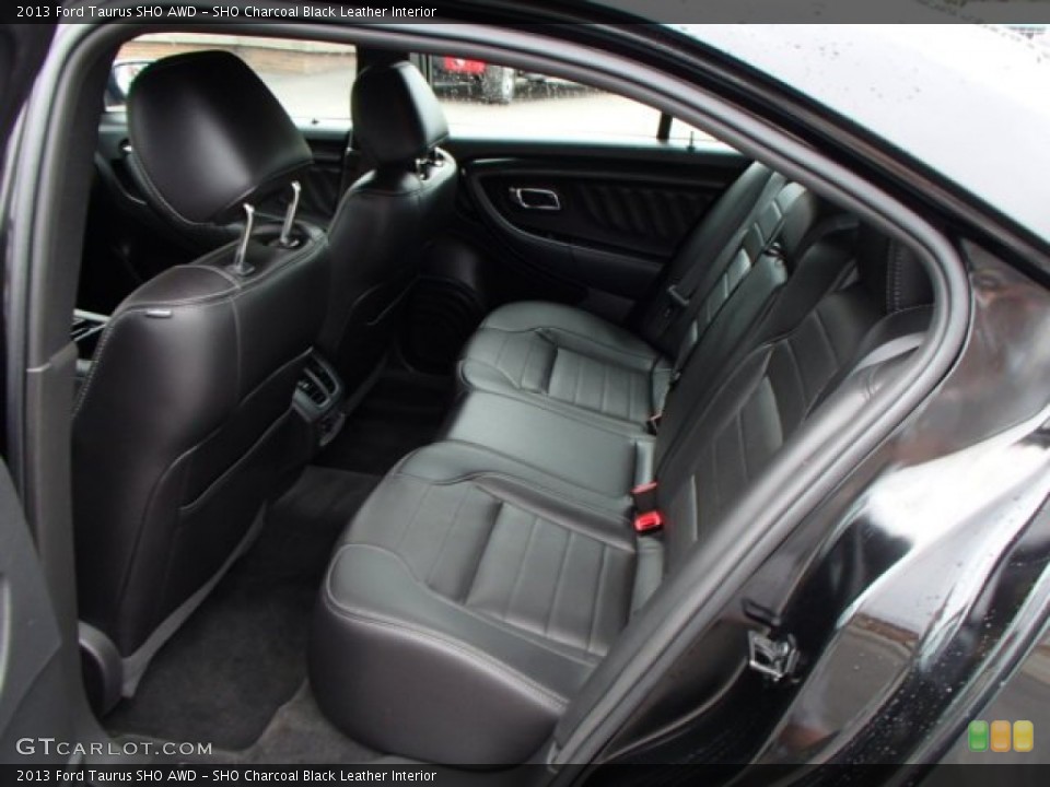SHO Charcoal Black Leather Interior Rear Seat for the 2013 Ford Taurus SHO AWD #82068551