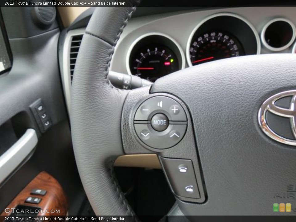 Sand Beige Interior Controls for the 2013 Toyota Tundra Limited Double Cab 4x4 #82071776