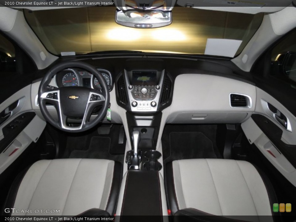 Jet Black/Light Titanium Interior Dashboard for the 2010 Chevrolet Equinox LT #82071837