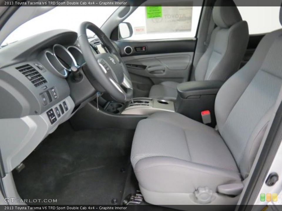 Graphite Interior Front Seat for the 2013 Toyota Tacoma V6 TRD Sport Double Cab 4x4 #82072129