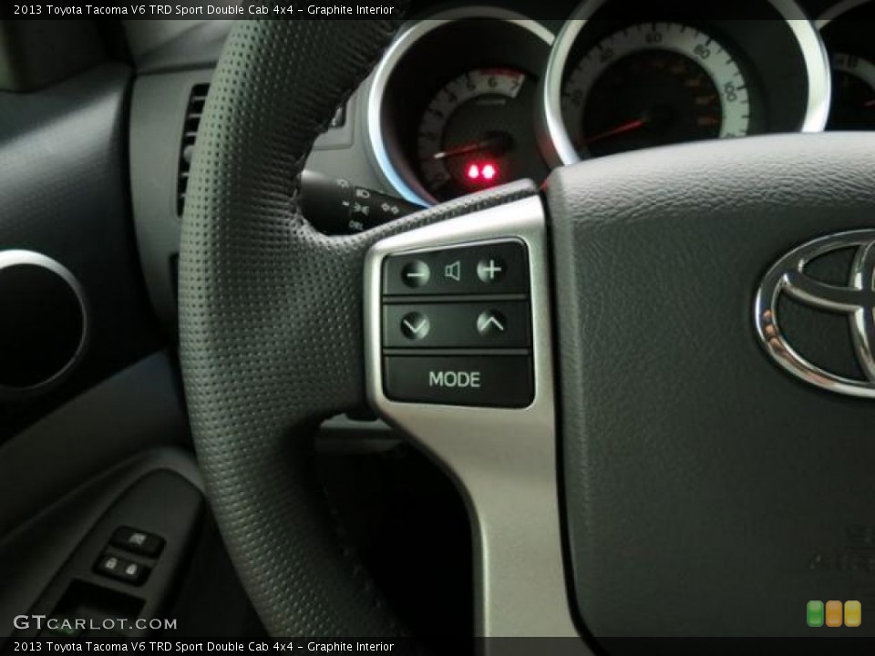 Graphite Interior Controls for the 2013 Toyota Tacoma V6 TRD Sport Double Cab 4x4 #82072286