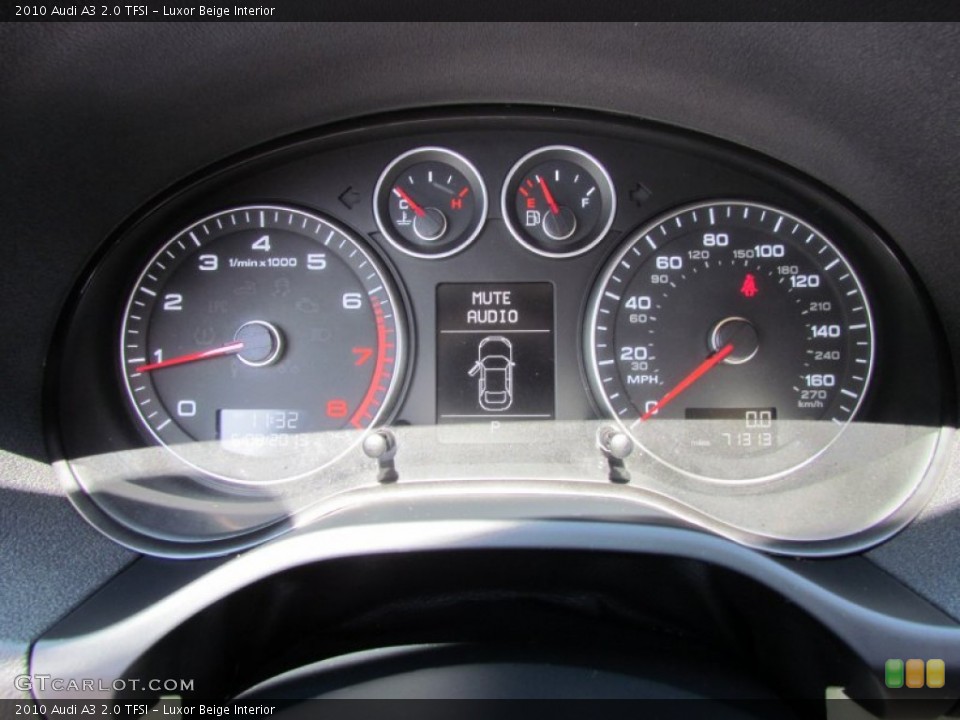Luxor Beige Interior Gauges for the 2010 Audi A3 2.0 TFSI #82073589