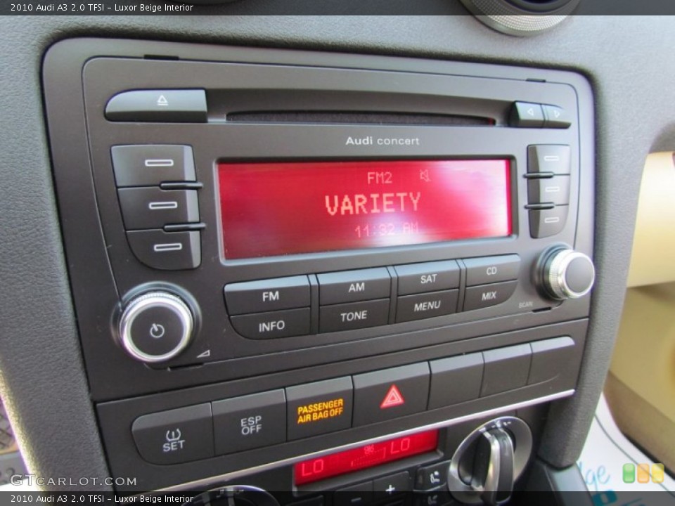 Luxor Beige Interior Audio System for the 2010 Audi A3 2.0 TFSI #82073614