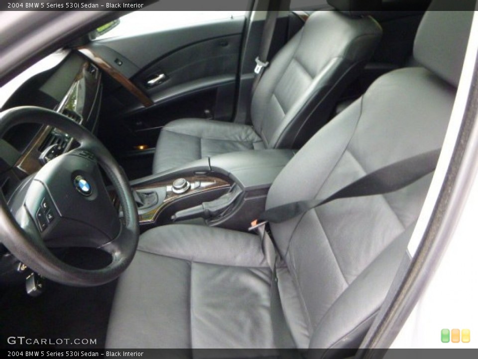 Black Interior Front Seat for the 2004 BMW 5 Series 530i Sedan #82074152