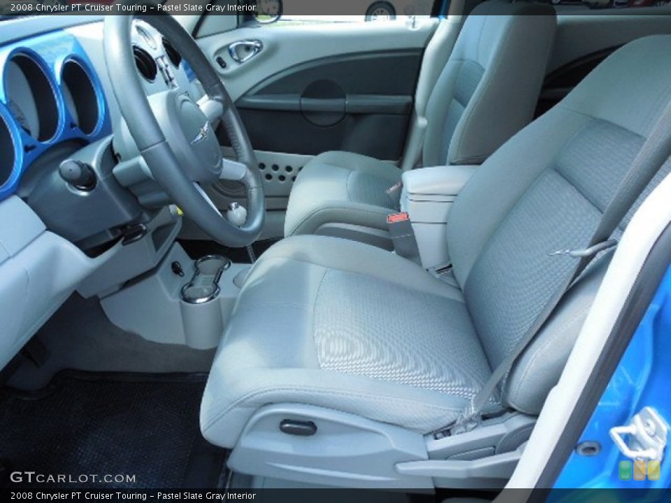 Pastel Slate Gray Interior Front Seat for the 2008 Chrysler PT Cruiser Touring #82074736