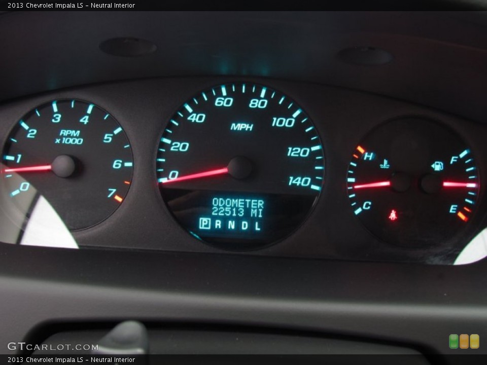 Neutral Interior Gauges for the 2013 Chevrolet Impala LS #82074794