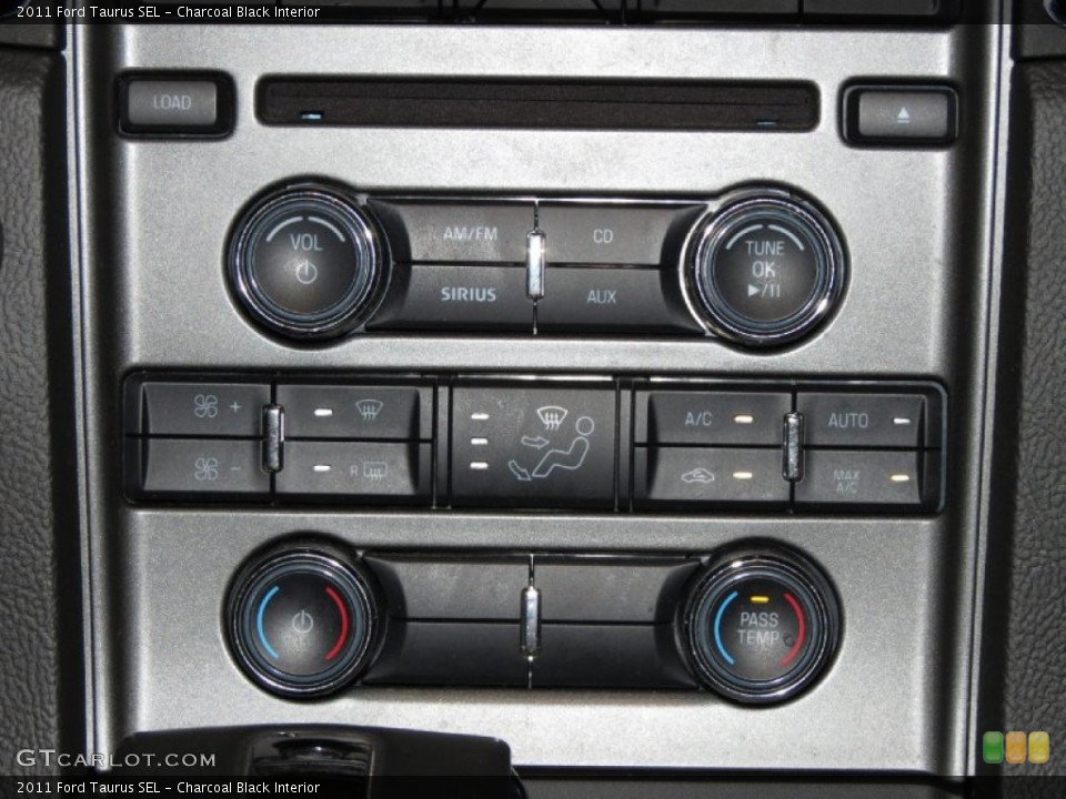 Charcoal Black Interior Controls for the 2011 Ford Taurus SEL #82075380