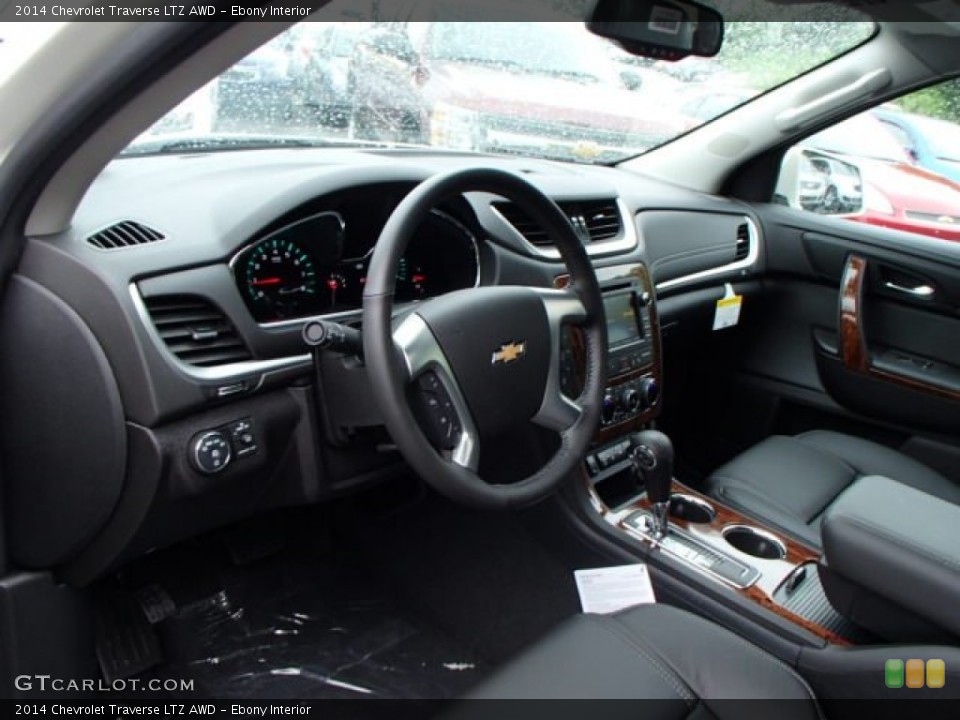 Ebony Interior Prime Interior for the 2014 Chevrolet Traverse LTZ AWD #82075395