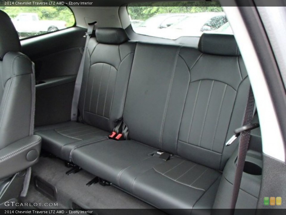 Ebony Interior Rear Seat for the 2014 Chevrolet Traverse LTZ AWD #82075467