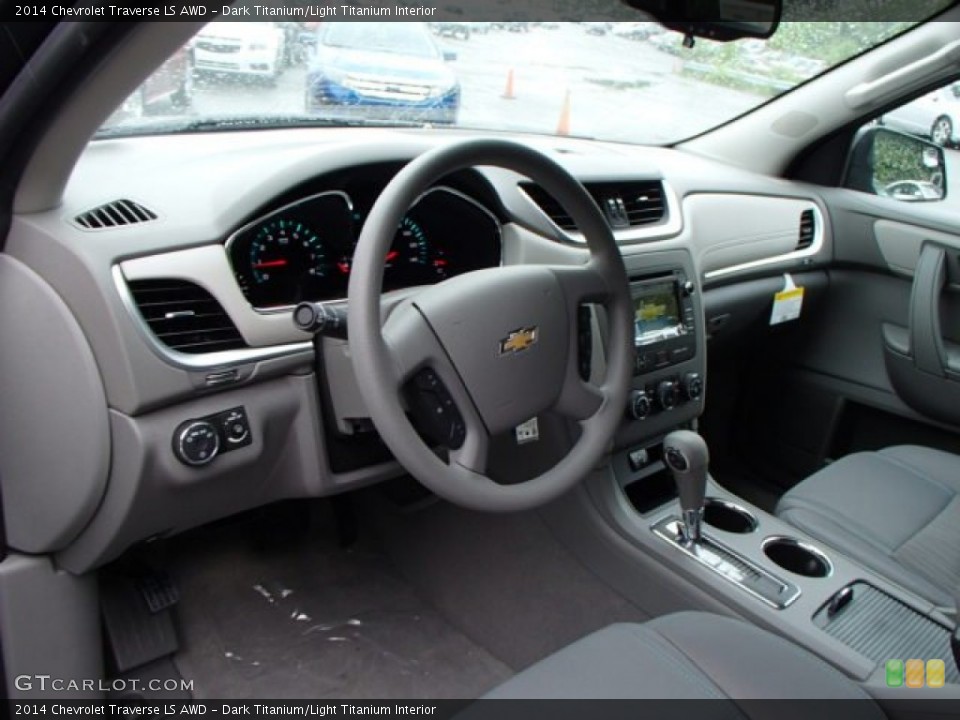 Dark Titanium/Light Titanium Interior Prime Interior for the 2014 Chevrolet Traverse LS AWD #82076362