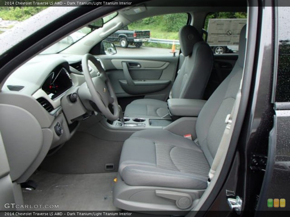 Dark Titanium/Light Titanium Interior Front Seat for the 2014 Chevrolet Traverse LS AWD #82076390
