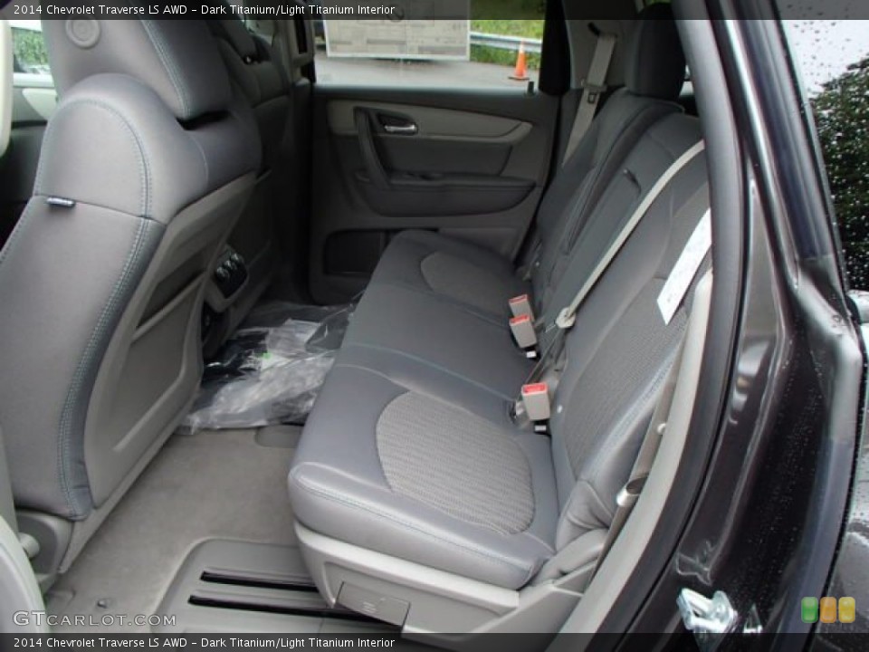 Dark Titanium/Light Titanium Interior Rear Seat for the 2014 Chevrolet Traverse LS AWD #82076432