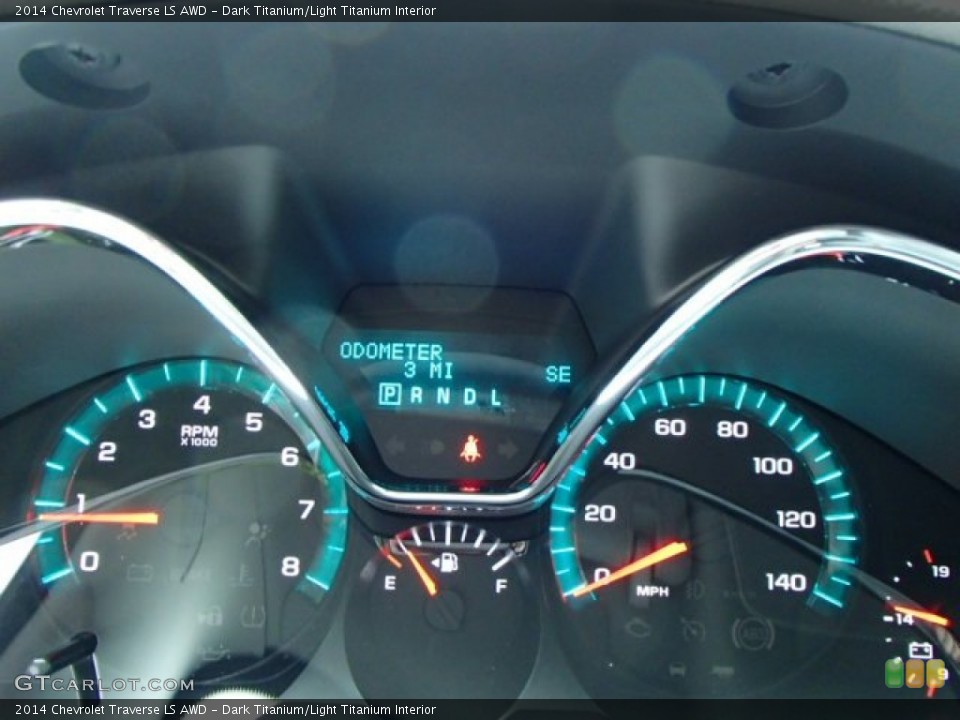 Dark Titanium/Light Titanium Interior Gauges for the 2014 Chevrolet Traverse LS AWD #82076561