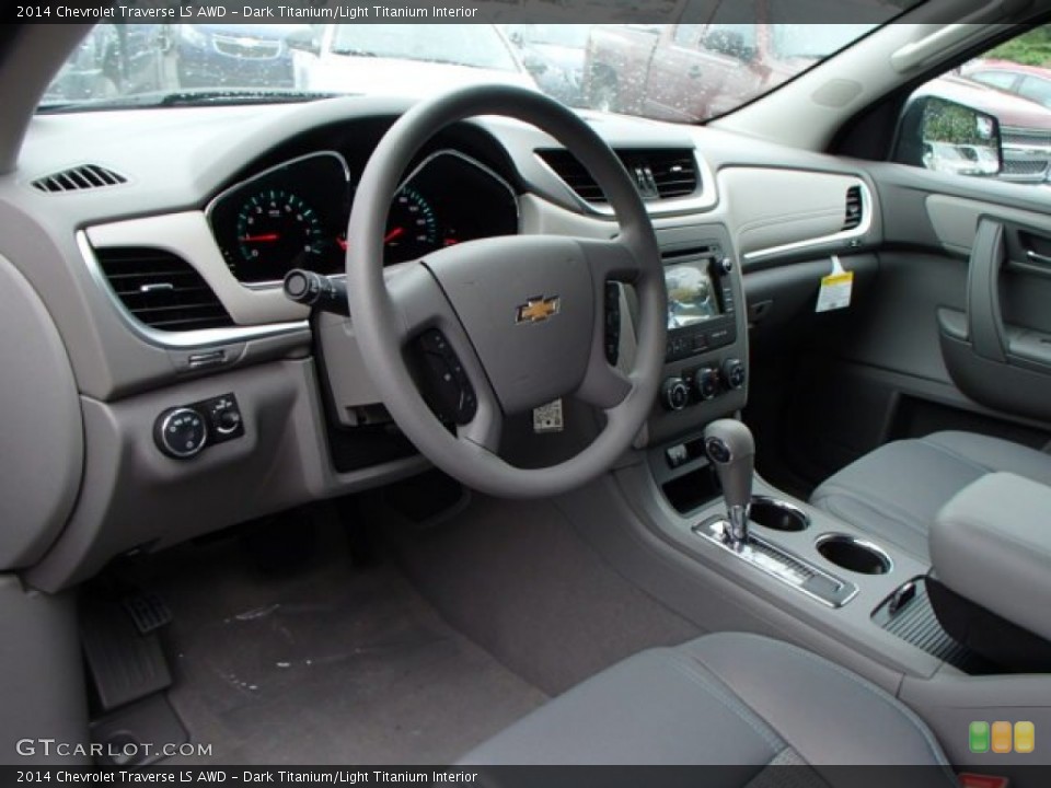 Dark Titanium/Light Titanium Interior Prime Interior for the 2014 Chevrolet Traverse LS AWD #82076846