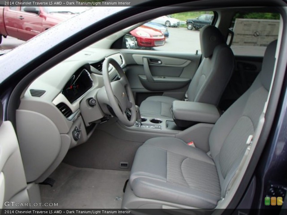 Dark Titanium/Light Titanium Interior Front Seat for the 2014 Chevrolet Traverse LS AWD #82076866