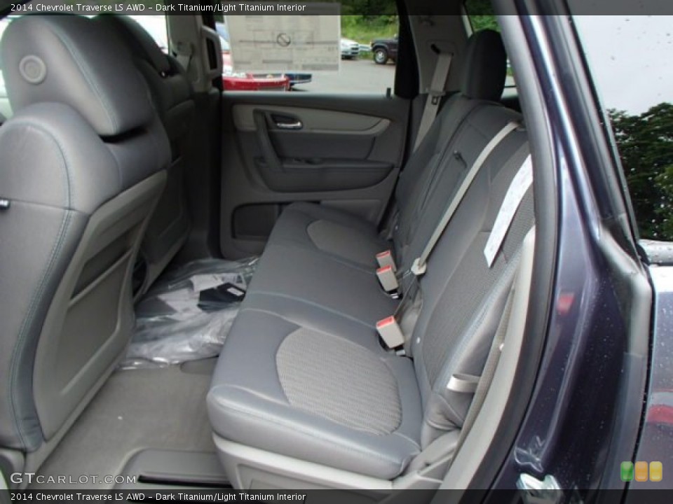Dark Titanium/Light Titanium Interior Rear Seat for the 2014 Chevrolet Traverse LS AWD #82076902