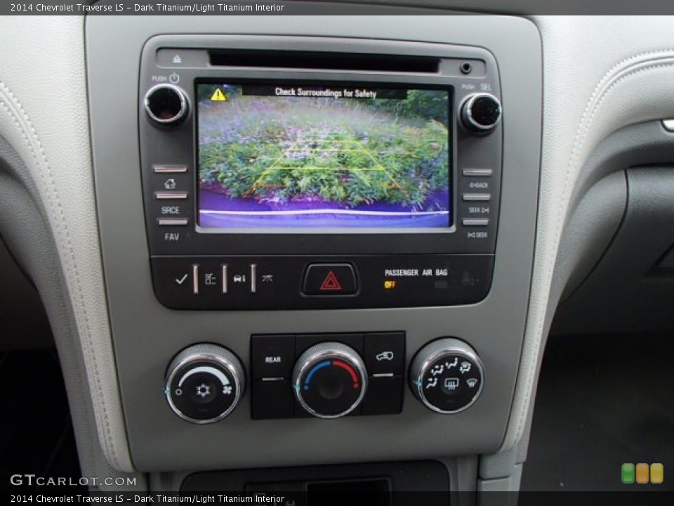Dark Titanium/Light Titanium Interior Controls for the 2014 Chevrolet Traverse LS #82077440