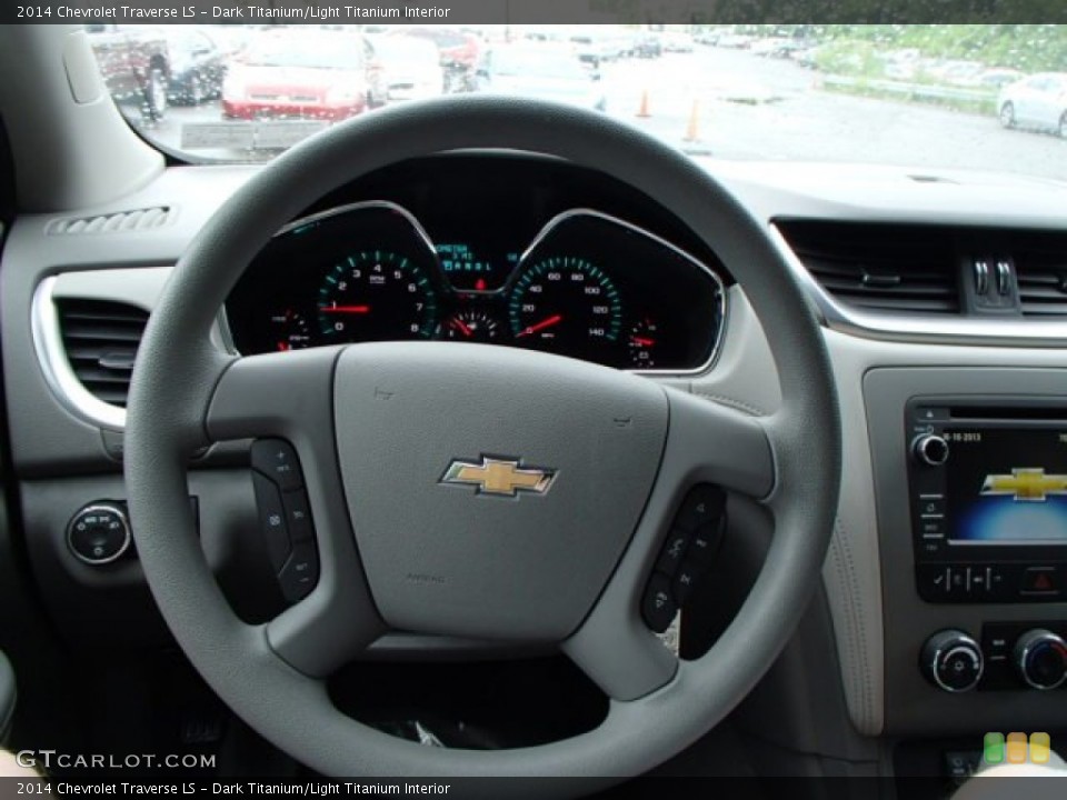 Dark Titanium/Light Titanium Interior Steering Wheel for the 2014 Chevrolet Traverse LS #82077485