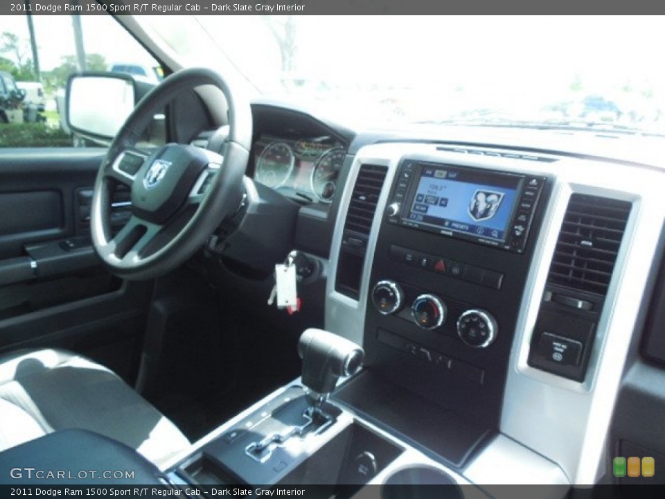 Dark Slate Gray Interior Dashboard for the 2011 Dodge Ram 1500 Sport R/T Regular Cab #82077731