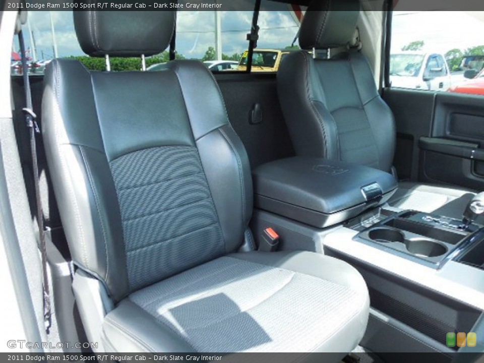 Dark Slate Gray Interior Front Seat for the 2011 Dodge Ram 1500 Sport R/T Regular Cab #82077746