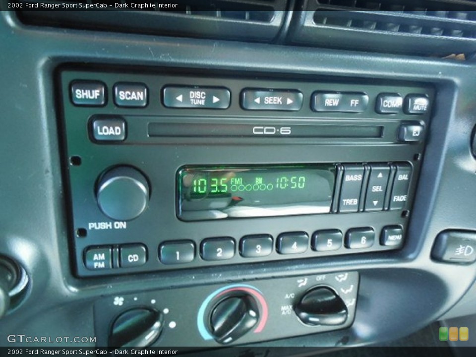 Dark Graphite Interior Audio System for the 2002 Ford Ranger Sport SuperCab #82078919