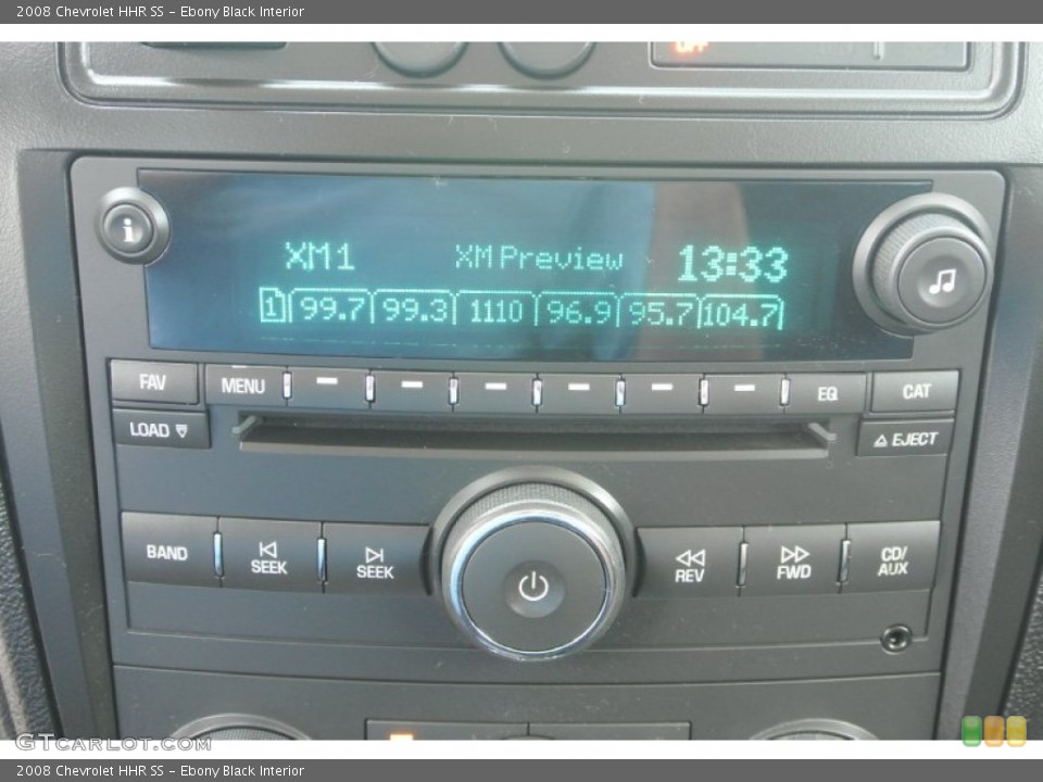 Ebony Black Interior Audio System for the 2008 Chevrolet HHR SS #82083327