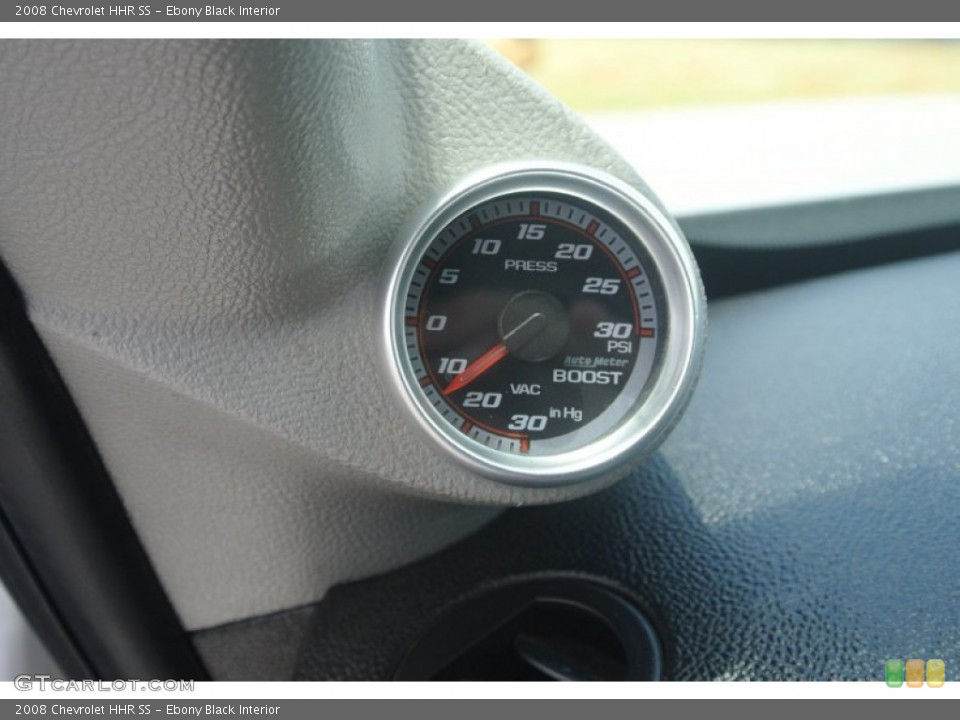 Ebony Black Interior Gauges for the 2008 Chevrolet HHR SS #82083401