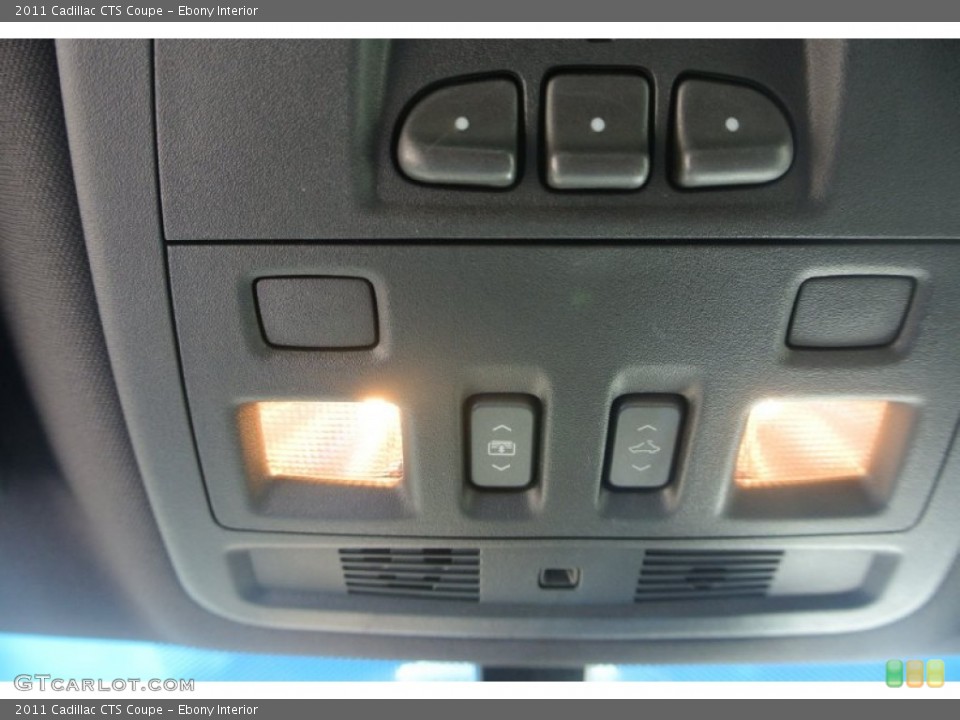 Ebony Interior Controls for the 2011 Cadillac CTS Coupe #82084978