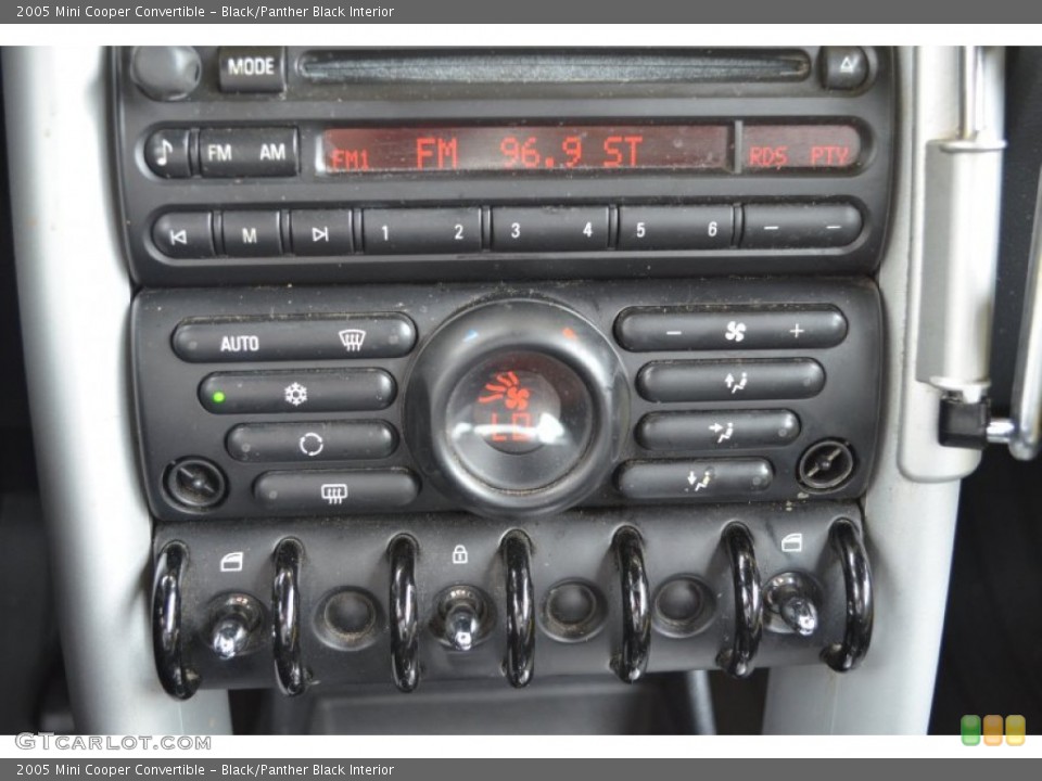 Black/Panther Black Interior Controls for the 2005 Mini Cooper Convertible #82085717
