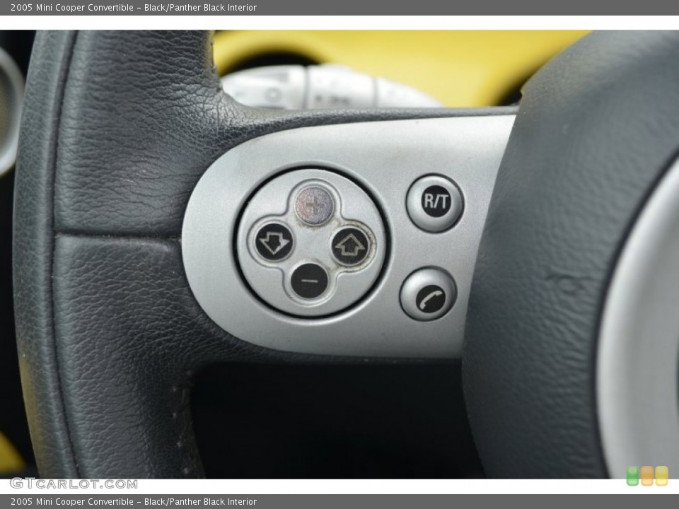 Black/Panther Black Interior Controls for the 2005 Mini Cooper Convertible #82085761