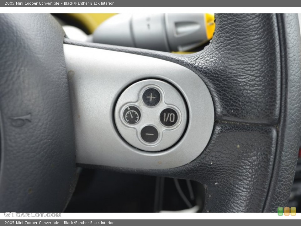 Black/Panther Black Interior Controls for the 2005 Mini Cooper Convertible #82085789