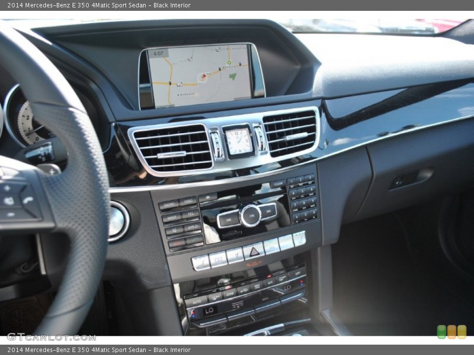 Black Interior Controls for the 2014 Mercedes-Benz E 350 4Matic Sport Sedan #82088542