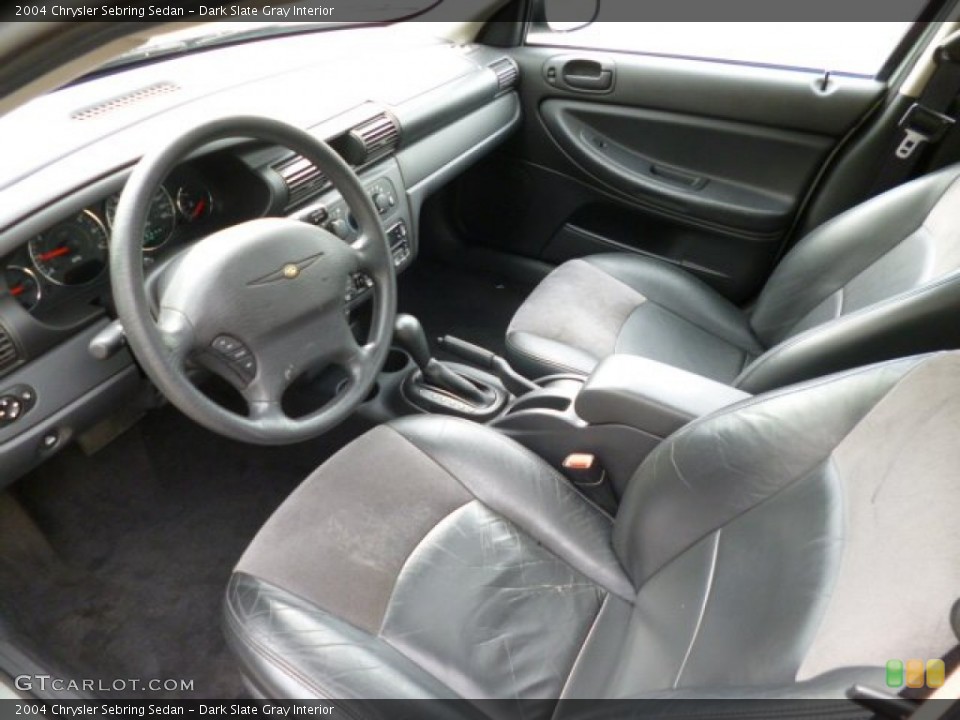 Dark Slate Gray Interior Prime Interior for the 2004 Chrysler Sebring Sedan #82089512