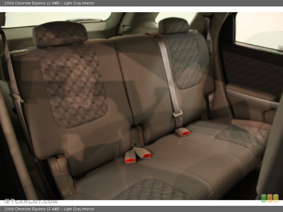 Light Gray Interior Rear Seat for the 2009 Chevrolet Equinox LS AWD #82089683