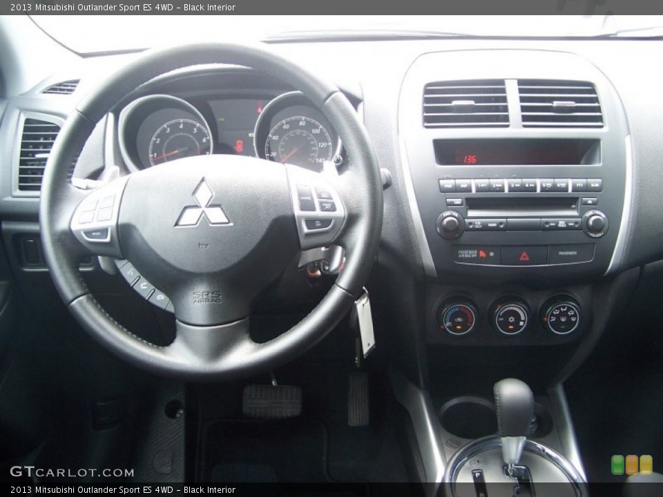 Black Interior Dashboard for the 2013 Mitsubishi Outlander Sport ES 4WD #82089701