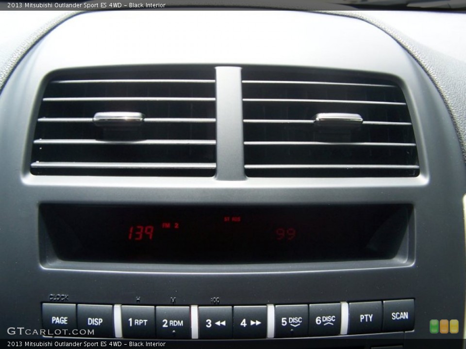 Black Interior Controls for the 2013 Mitsubishi Outlander Sport ES 4WD #82089739