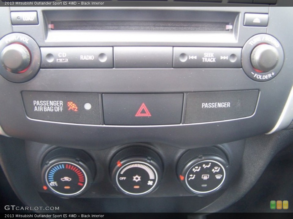 Black Interior Controls for the 2013 Mitsubishi Outlander Sport ES 4WD #82089763