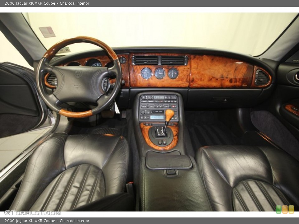 Charcoal Interior Dashboard for the 2000 Jaguar XK XKR Coupe #82089980