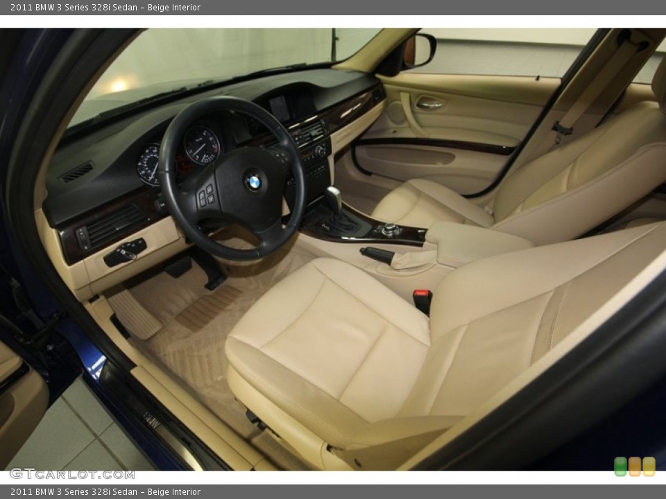 Beige Interior Prime Interior for the 2011 BMW 3 Series 328i Sedan #82091542