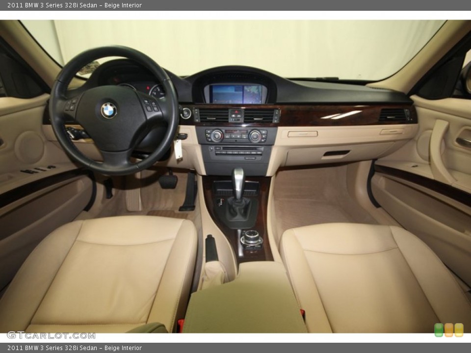 Beige Interior Dashboard for the 2011 BMW 3 Series 328i Sedan #82091564