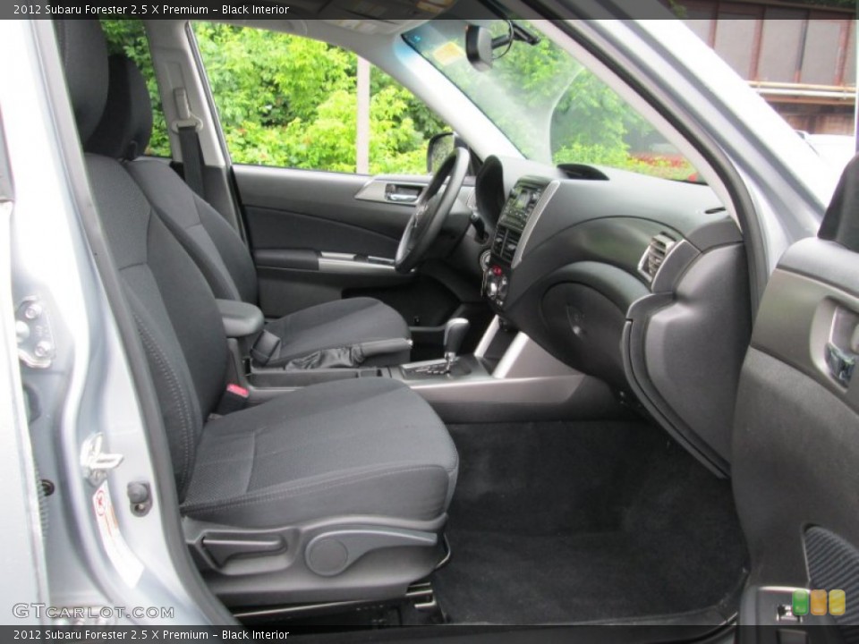 Black Interior Front Seat for the 2012 Subaru Forester 2.5 X Premium #82093643