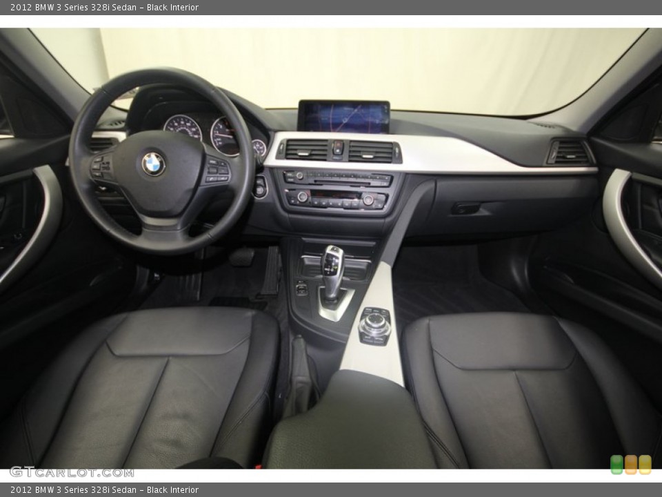 Black Interior Dashboard for the 2012 BMW 3 Series 328i Sedan #82096373