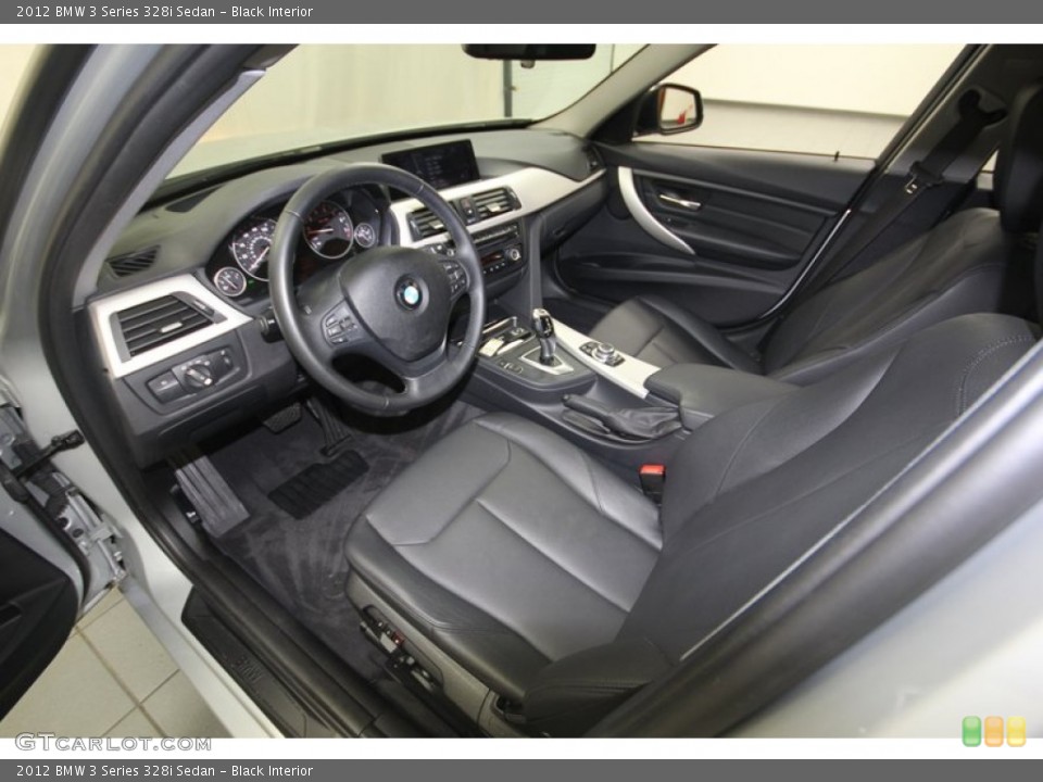 Black Interior Prime Interior for the 2012 BMW 3 Series 328i Sedan #82096478