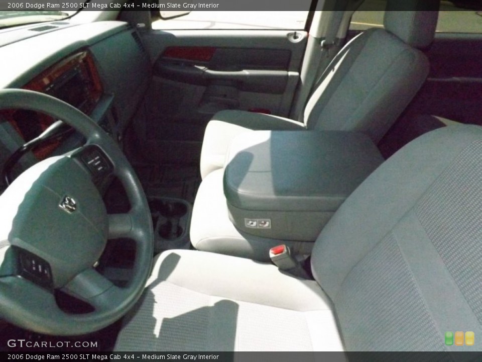 Medium Slate Gray Interior Front Seat for the 2006 Dodge Ram 2500 SLT Mega Cab 4x4 #82097099