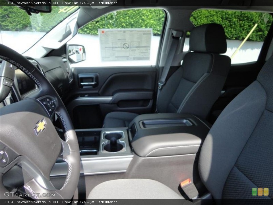 Jet Black Interior Photo for the 2014 Chevrolet Silverado 1500 LT Crew Cab 4x4 #82099135