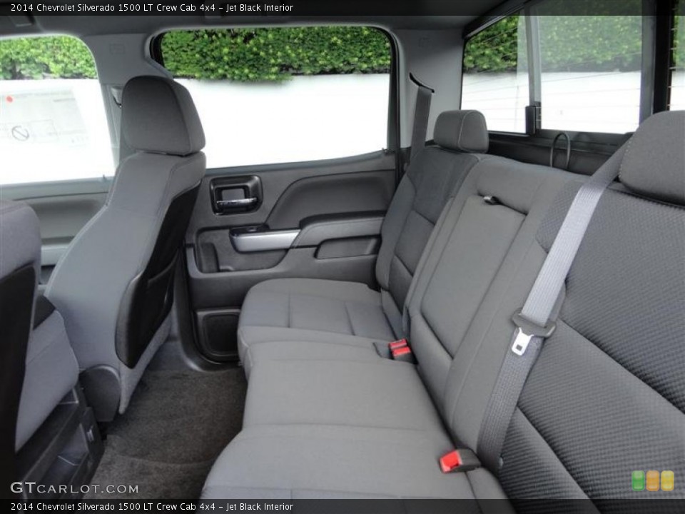 Jet Black Interior Rear Seat for the 2014 Chevrolet Silverado 1500 LT Crew Cab 4x4 #82099582