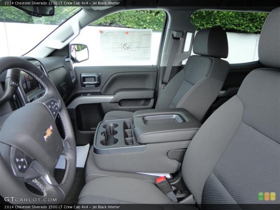 Jet Black Interior Front Seat for the 2014 Chevrolet Silverado 1500 LT Crew Cab 4x4 #82099606