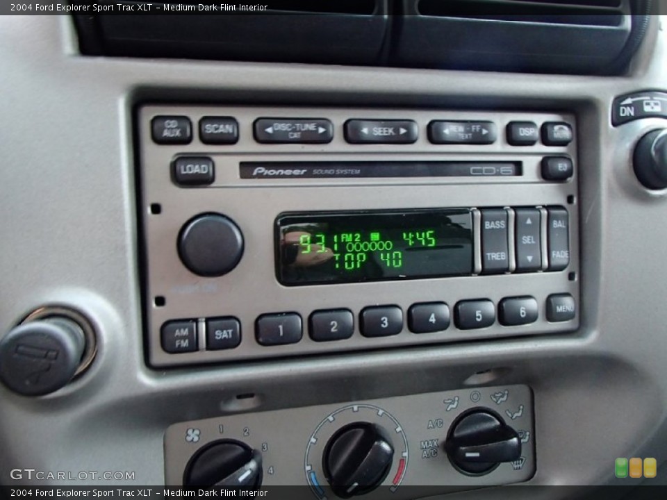 Medium Dark Flint Interior Audio System for the 2004 Ford Explorer Sport Trac XLT #82100566