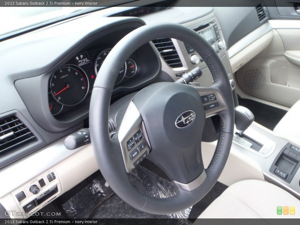 Ivory Interior Steering Wheel for the 2013 Subaru Outback 2.5i Premium #82101064